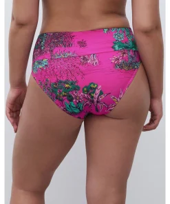 Chantelle Bikinier<A10 PINK JUNGLE - Sauvage Full Brief_adjustable Height