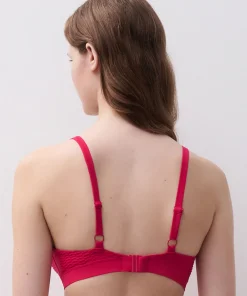 Femilet Bikinier<A57 POMEGRANATE - Bonaire Wirefree Plunge T-shirt Bra