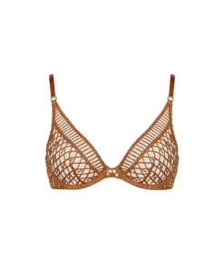 Aubade Bh'er<AMBG AMBER GOLD - Stardust Dream Triangle Bra