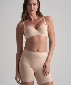 Bye Bra Indershorts<BEIGE - Smooth Essentials Mid Waist Short