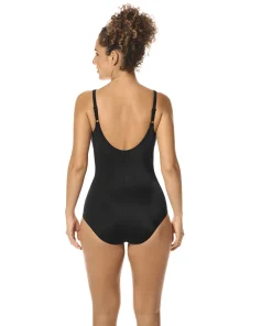 Amoena Protesebadetøj|Badedragter<BK/WH BLACK/WHITE - Santa Maria FB Badedragt