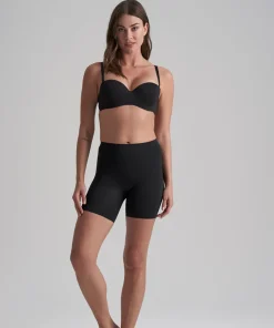 Bye Bra Indershorts<BLACK - Smooth Essentials Mid Waist Short