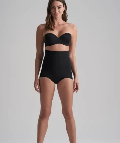 Bye Bra Trusser<BLACK - Smooth Essentials High Waist Brief