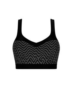 Amoena Sportsbh'er|Bh'er<BLACK GREY - Jolie Sports bh
