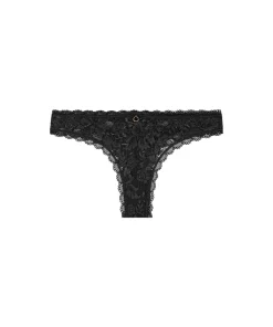 Aubade Trusser<BLAK BLACK - Rosessence Tanga