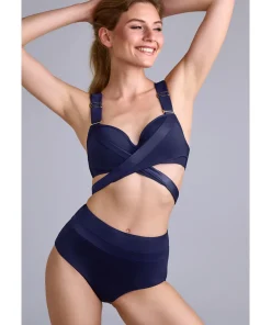 Marlies Dekkers Bikinier<BLUE MAJESTIC BLUE - Cache Coeur High Waist Briefs