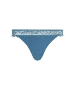 Chantelle Trusser<00C JEANS BLUE - Floral Touch Tanga