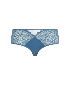 Chantelle Trusser<00C JEANS BLUE - Floral Touch Covering Shorty