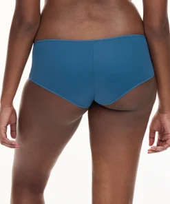 Chantelle Trusser<00C JEANS BLUE - Floral Touch Covering Shorty