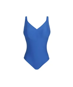 PrimaDonna Badedragter<DLU DELPHINIUM CHEER BLUE - Aswan Plunge Swimsuit Wireless