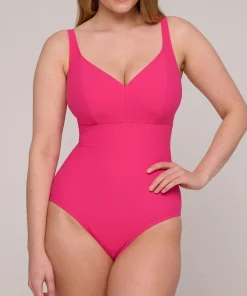 PrimaDonna Badedragter<DRF DRAGON FRUIT - Aswan Plunge Swimsuit Wireless