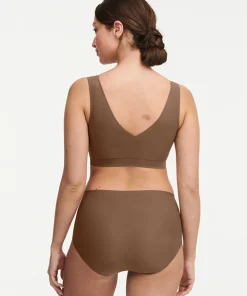 Chantelle Undertøj|Bh'er<02E COCOA - Softstretch Brassiere_padded V Neck