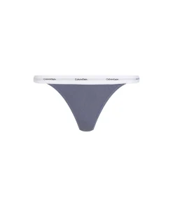 Calvin Klein Trusser<FCG GRISAILLE - Cotton Strch Rib Mpp Thong