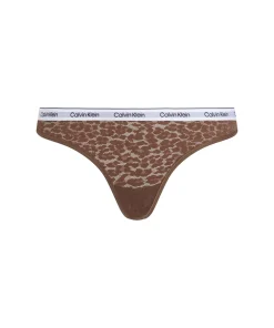 Calvin Klein Trusser<FUA COCOA BROWN - Modern Logo W/ Lace Brief