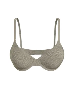 Calvin Klein Bh'er<FUB EUCALYPTUS - Sheer Marquisette Lace Demi-Plunge Bras