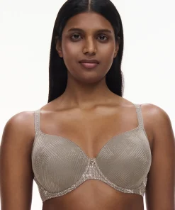 Chantelle Bh'er<05G SAFARI GREY - Intrigue Covering Memory Bra