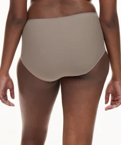 Chantelle Trusser<05G SAFARI GREY - Intrigue Highwaisted Support Full Brief