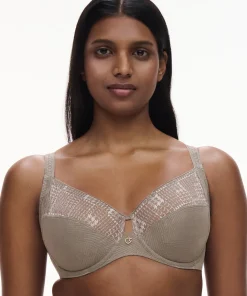 Chantelle Bh'er<05G SAFARI GREY - Intrigue Very Covering Underwired Bra