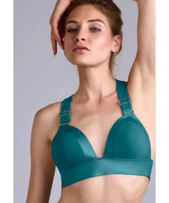 Marlies Dekkers Bikinier<GREEN QUETZAL GREEN - Cache Coeur Unwired Padded Bralette