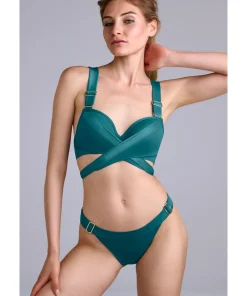 Marlies Dekkers Bikinier<GREEN QUETZAL GREEN - Cache Coeur Tanga Briefs