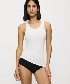 Triumph Top/ Loungeshirt/ Pyjamas<00GZ SILK WHITE - Beauty Layers Top