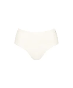 Sloggi Trusser<00GZ SILK WHITE - GO Daily Cotton Midi 3P