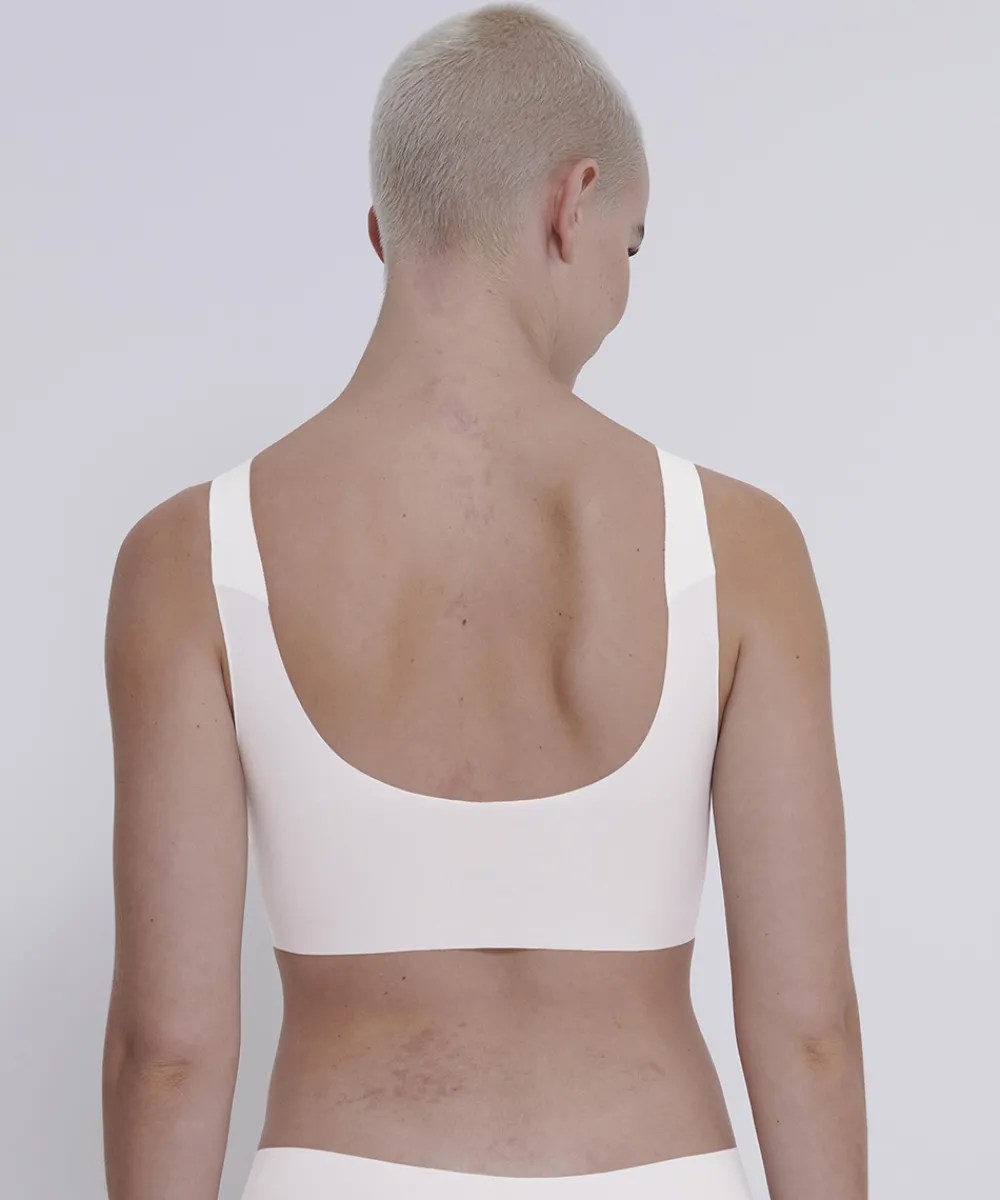 Sloggi Undertøj<00GZ SILK WHITE - Zero Feel Top