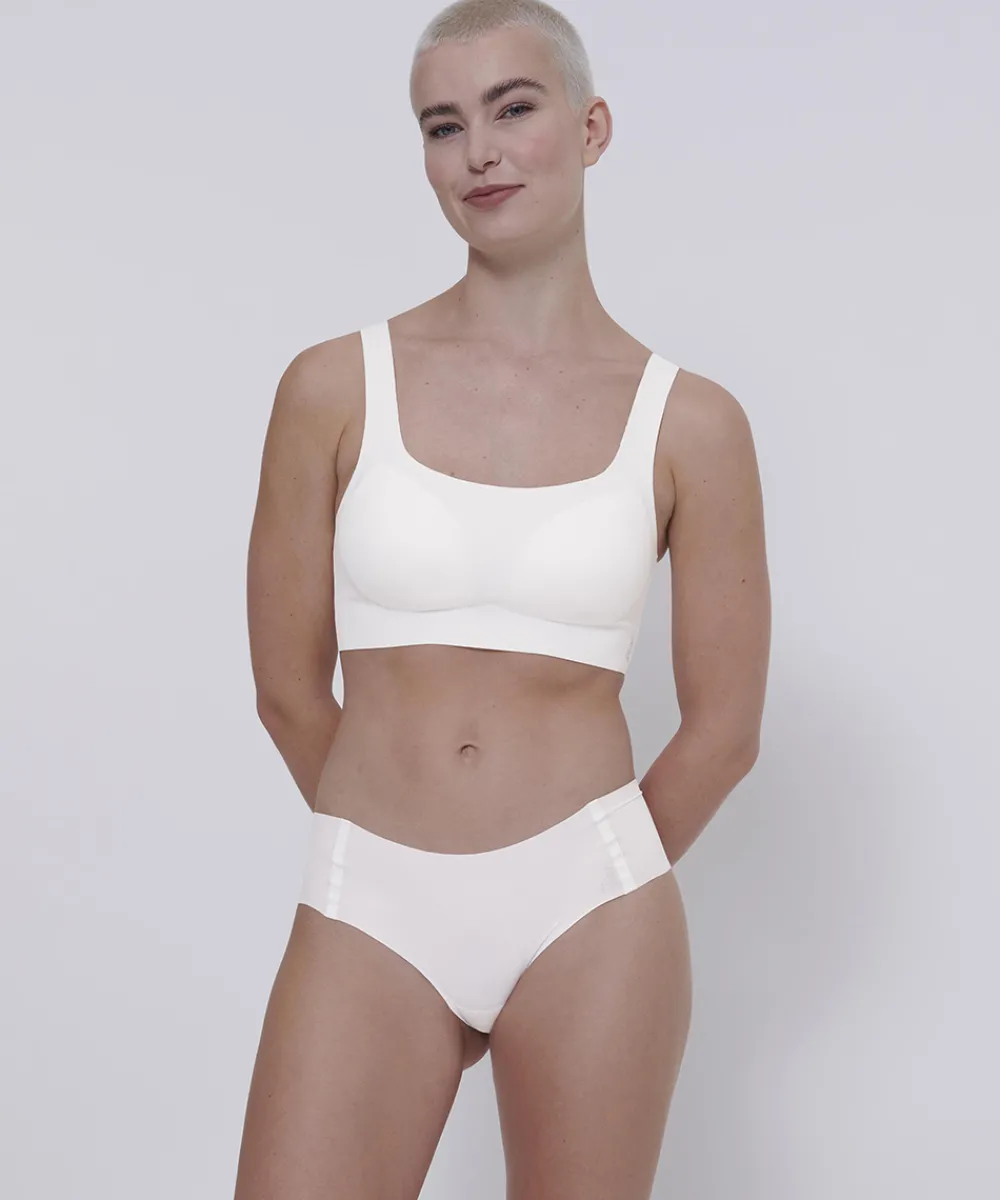 Sloggi Undertøj<00GZ SILK WHITE - Zero Feel Top