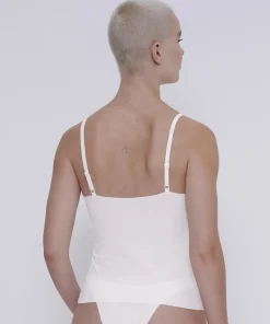 Sloggi Undertøj<00GZ SILK WHITE - Zero Feel 2.0 Spaghetti Top