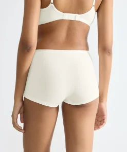 Sloggi Trusser<00GZ-SILK WHITE - GO Daily Cotton Short 3P