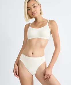 Sloggi Trusser<00GZ-SILK WHITE - GO Daily Cotton Tai 3P