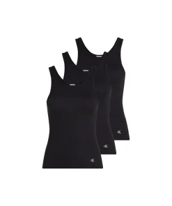 Calvin Klein Top/ Loungeshirt/ Pyjamas|Undertøj<9H1 BLACK/BLACK/BLACK - 100% Cotton Tank Top
