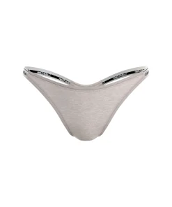 Calvin Klein Trusser<HGS OATMEAL HEATHER - Modern Logo Thong