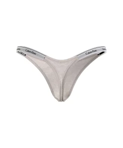 Calvin Klein Trusser<HGS OATMEAL HEATHER - Modern Logo Thong