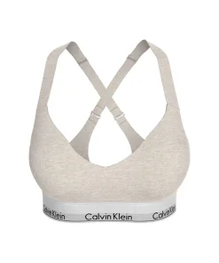 Calvin Klein Bh'er<HGS OATMEAL HEATHER - Modern Cotton Bralette