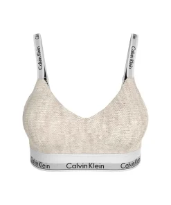 Calvin Klein Bh'er<HGS OATMEAL HEATHER - Modern Cotton Bralette