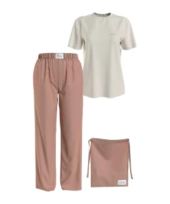 Calvin Klein Top/ Loungeshirt/ Pyjamas<HYX VANILLA ICE/STONE GREY - Pure Cotton Pyjamas