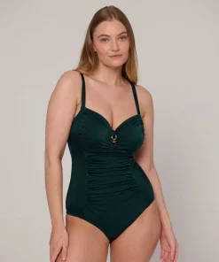PrimaDonna Badedragter<JGR JEWEL GREEN - Mangalore Full Cup Swimsuit Control