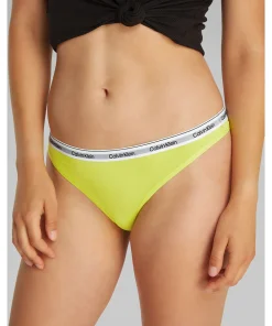 Calvin Klein Trusser<LRF KEWL LIME - Icon Logo Thong