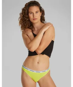 Calvin Klein Trusser<LRF KEWL LIME - Icon Logo Thong