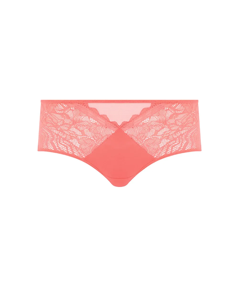 Chantelle Trusser<0LU CORAL - Floral Touch Covering Shorty