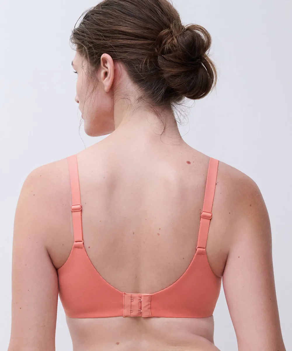 Chantelle Bh'er<0LU CORAL - Floral Touch Covering Memory Bra