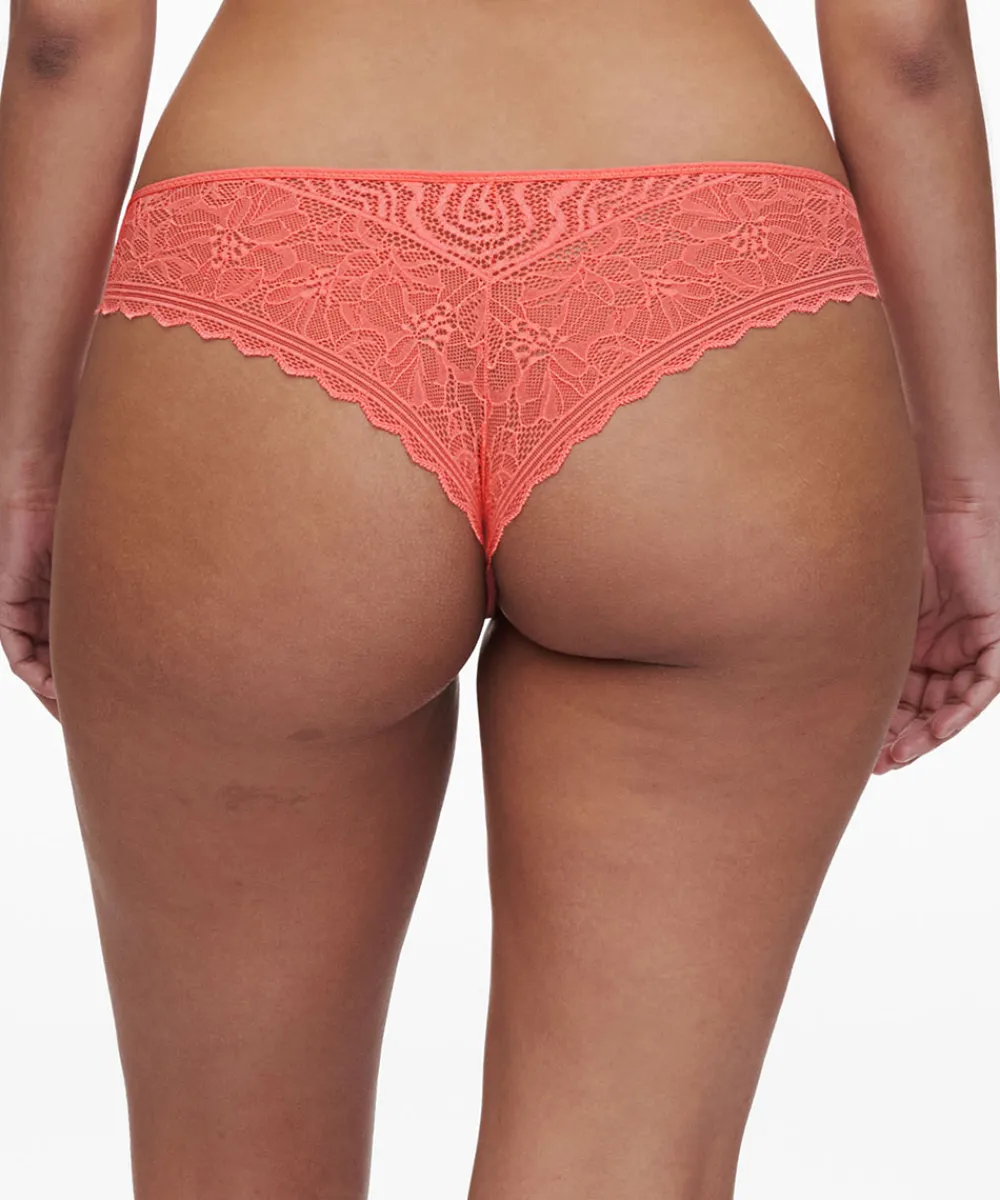Chantelle Trusser<0LU CORAL - Floral Touch Tanga