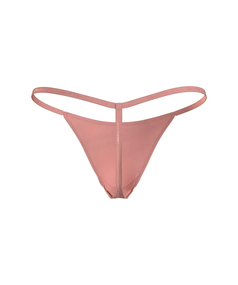 Calvin Klein Trusser<LWG CORAL ALMOND - Ideal Cotton Thong