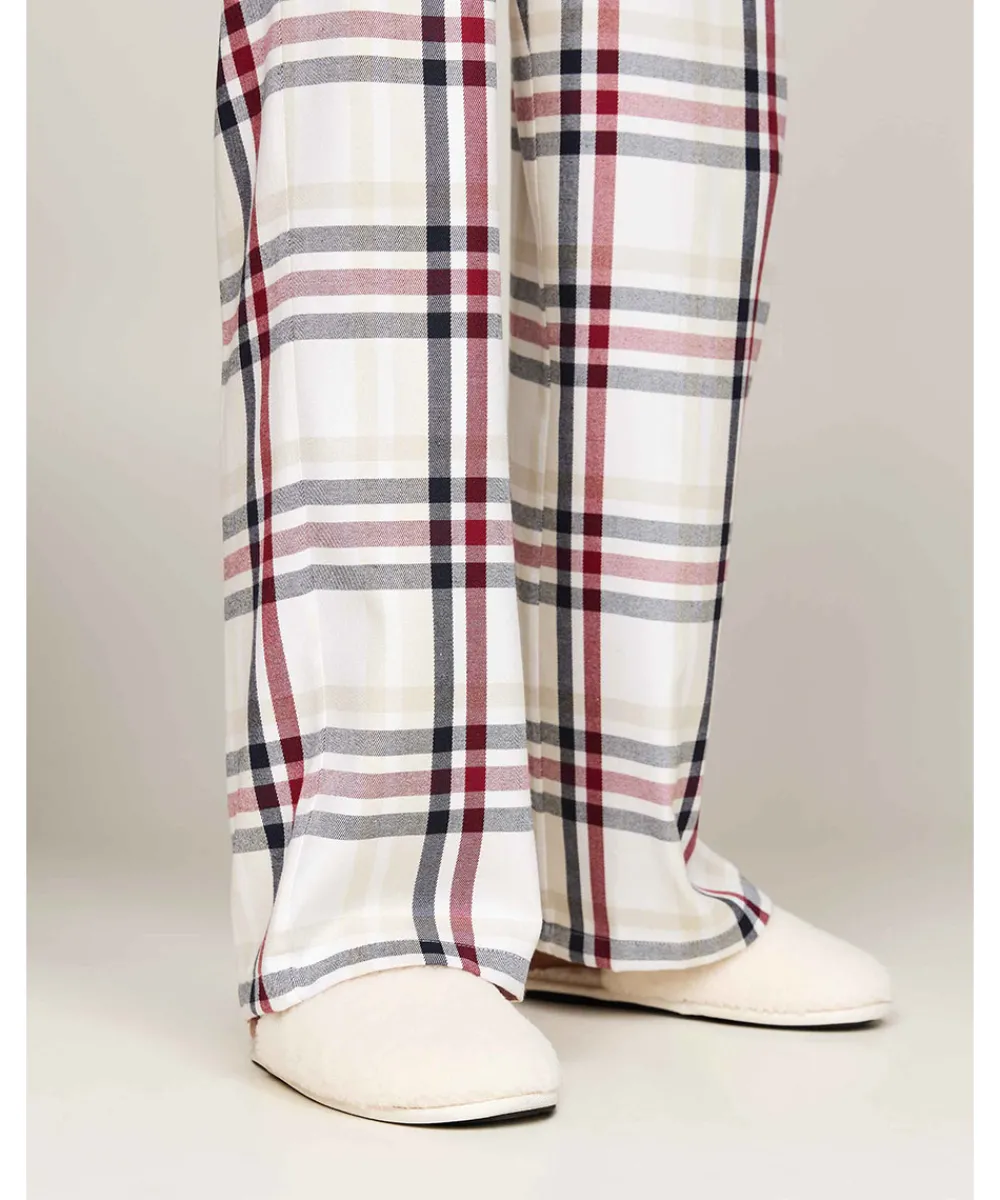 Tommy Hilfiger Top/ Loungeshirt/ Pyjamas|Pyjamas/ Loungewear<0LY HERITAGE CHECK IVORY - Th Original Set