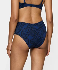 Triumph Bikinier<M008 BLUE - DARK COMBINATION - Flex Smart Summer Maxi / Boxer Bikini Trusse