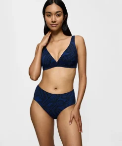 Triumph Bikinier<M008 BLUE - DARK COMBINATION - Flex Smart Summer Maxi / Boxer Bikini Trusse