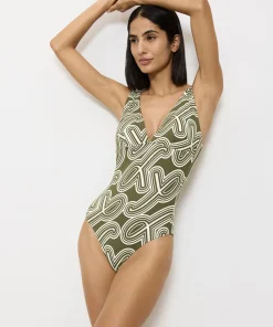 Triumph Badedragter<M009 GREEN - LIGHT COMBINATION - Flex Smart Summer Badedragt