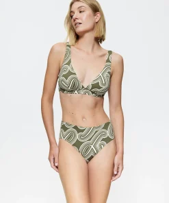 Triumph Bikinier<M009 GREEN - LIGHT COMBINATION - Flex Smart Summer Maxi / Boxer Bikini Trusse