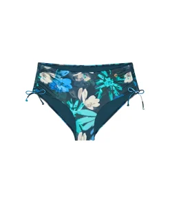 Triumph Bikinier<M025 TURQUOISE - DARK COMBINAT - Summer Fleur Maxi / Boxer Bikini Trusse